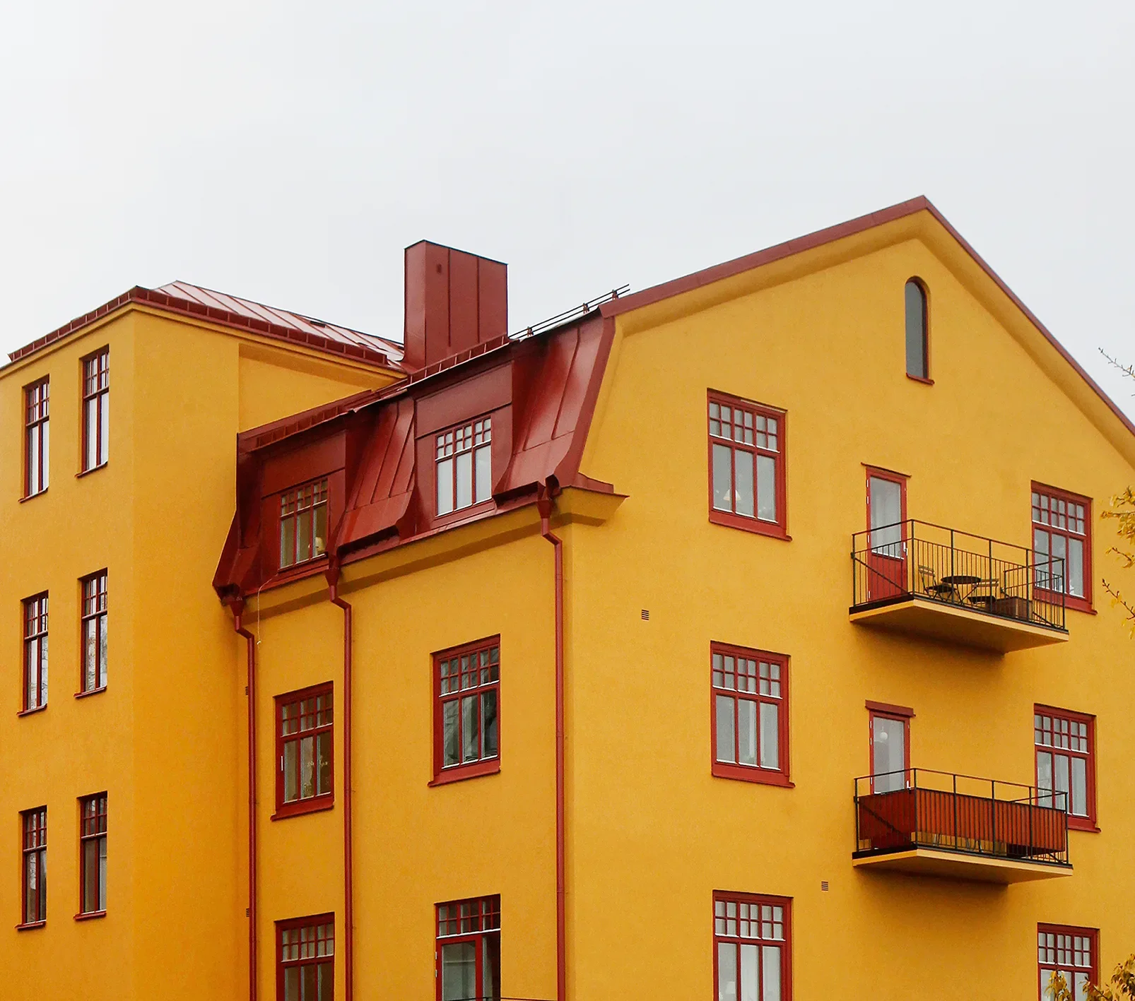 Putsarbete på fasad