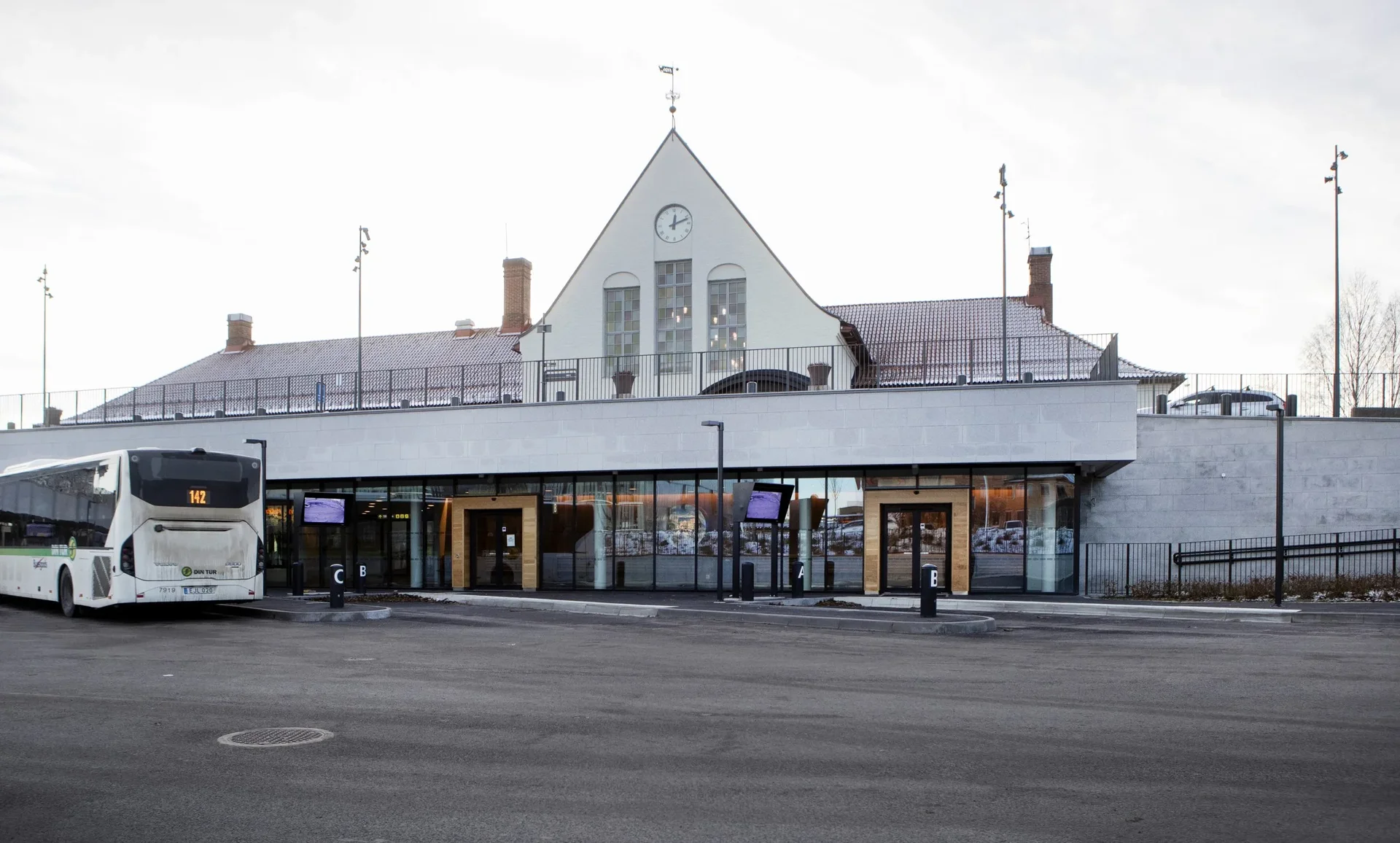 Resecentrum Sundsvall – fasadrenovering av gamla stationsbyggnaden